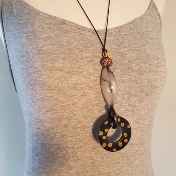 BUNDLE: Pendant Minimalistic Handmade Bohemian Adjustable Necklaces - Picture 14 of 15